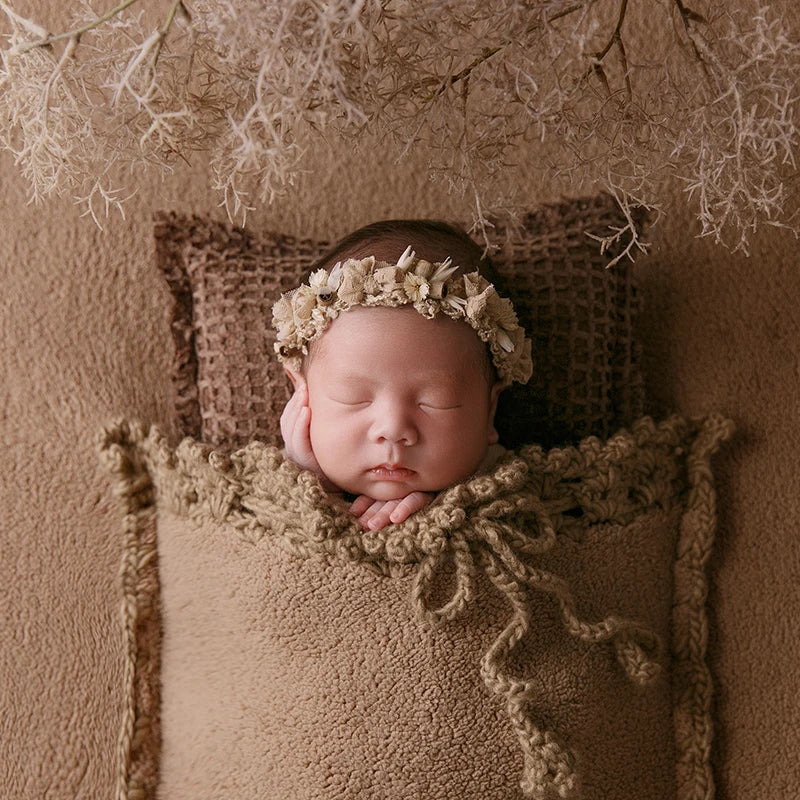 Newborn Photography Props Brown