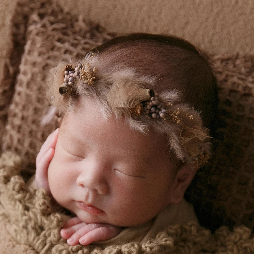 Newborn Photography Props Brown