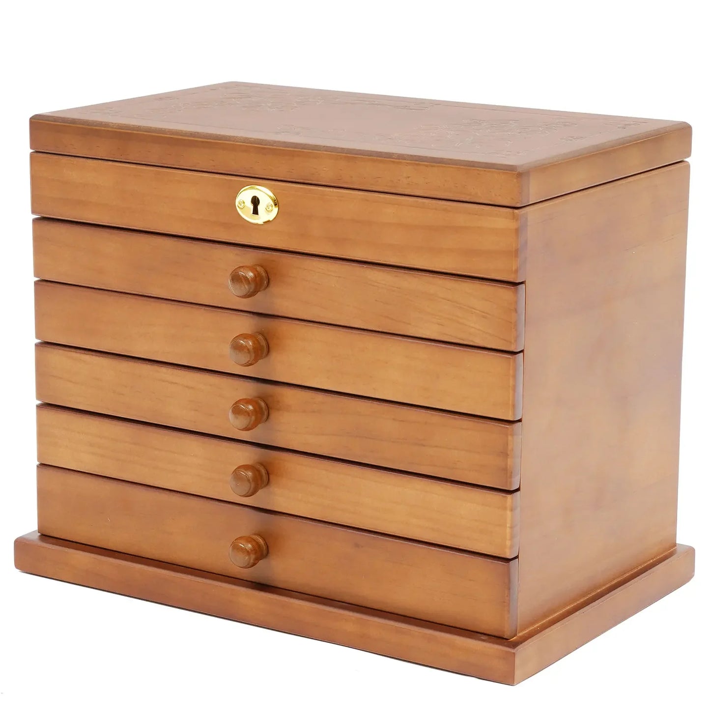 Jewelry Box with 6 Drawers