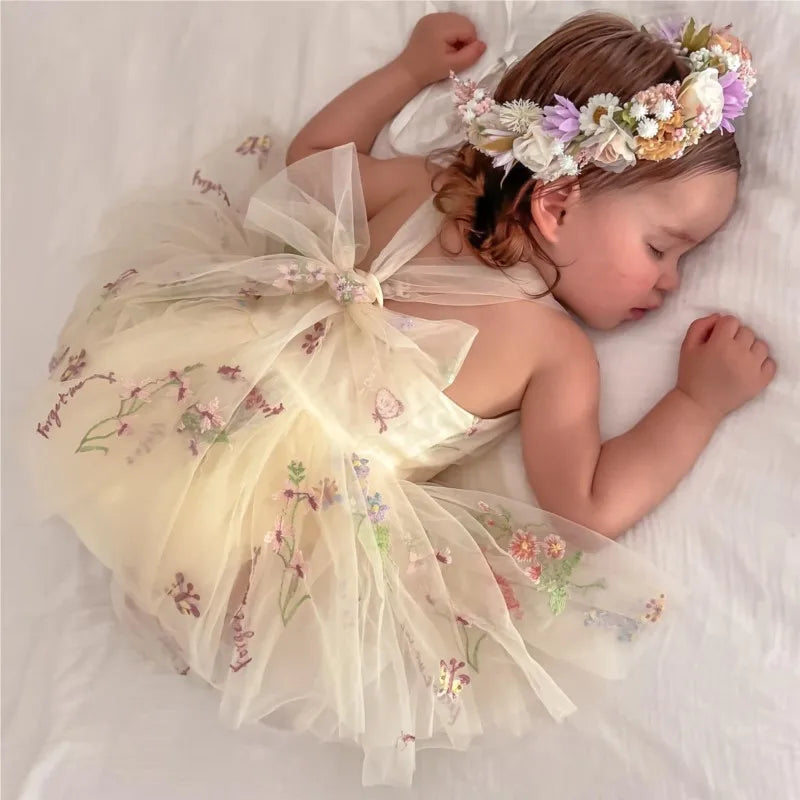 Newborn Baby Girl Princess Fairy Tulle Dress
