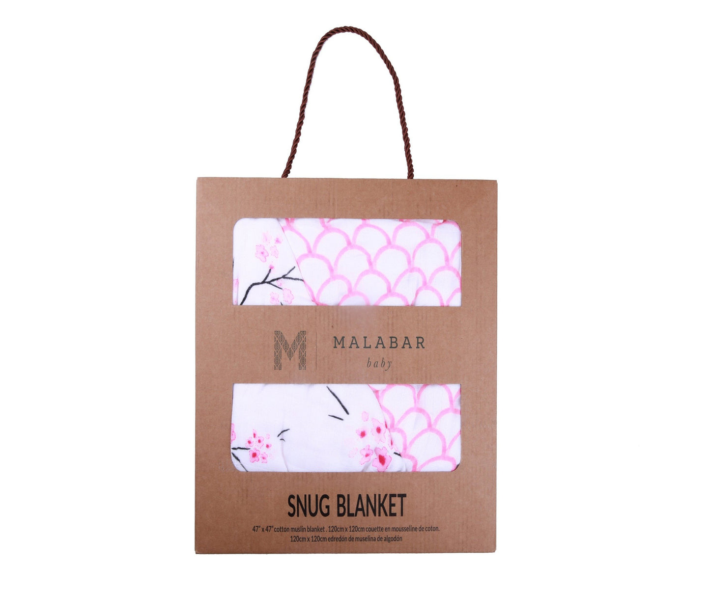 Organic Snug Blanket Cherry Blossom