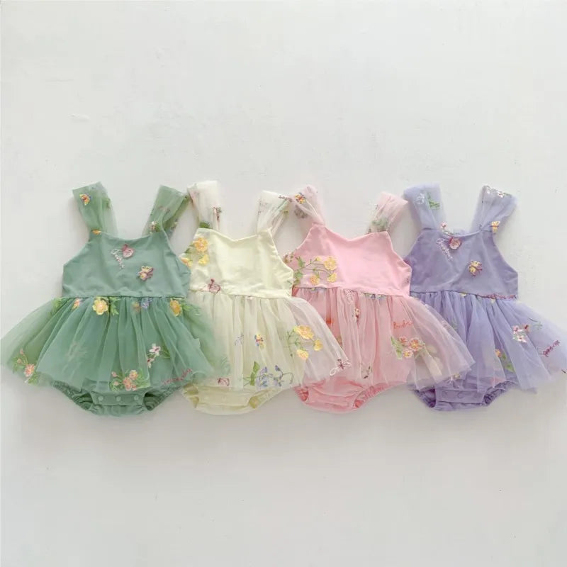 Newborn Baby Girl Princess Fairy Tulle Dress