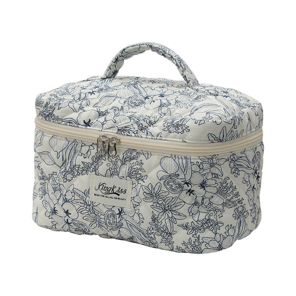 Women Floral Makeup Bag - Set Of 3