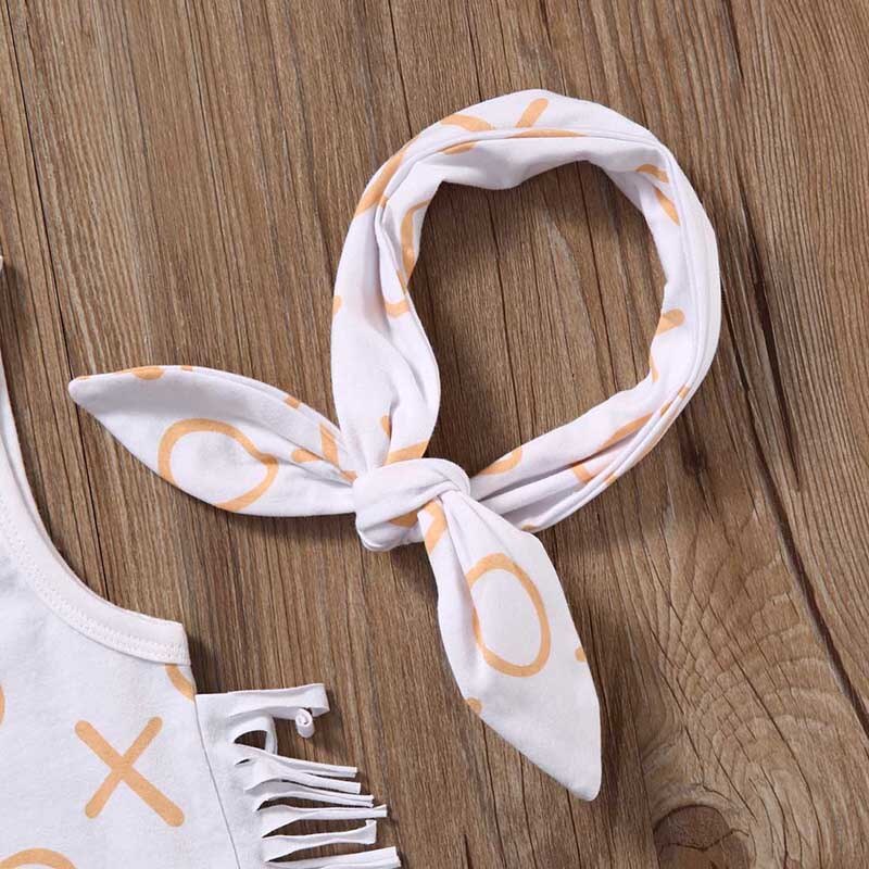 Baby Rompers Summer Sleeveless Rompers + Headband
