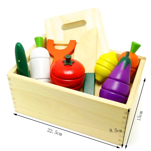 Montessori Simulation Kitchen Pretend Toy Wooden Classic Game