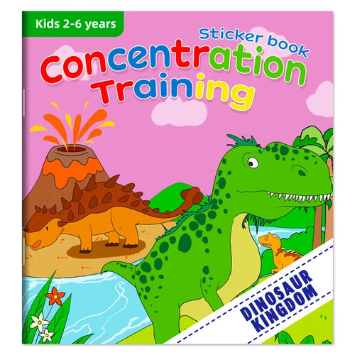 Montessori Toys Cartoon Sticker Books Focus on Potential Development