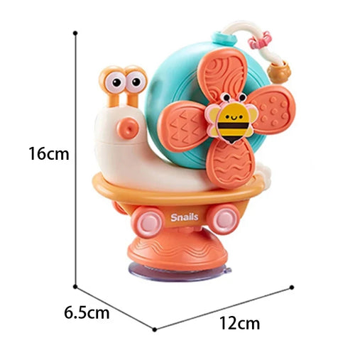 Child's Play Snail Windmill Toys Spinner Suction Cup Sensory