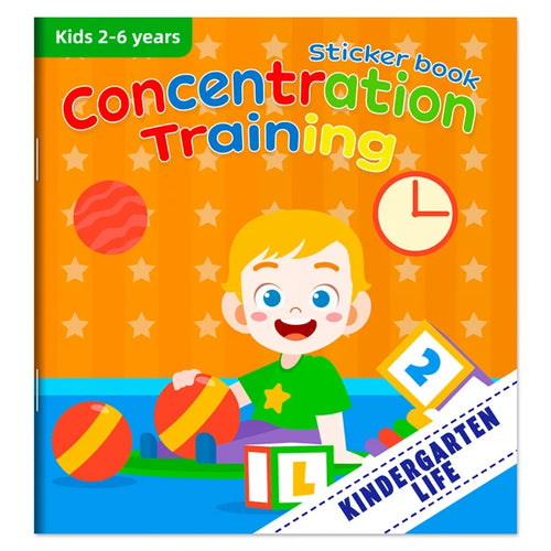 Montessori Toys Cartoon Sticker Books Focus on Potential Development
