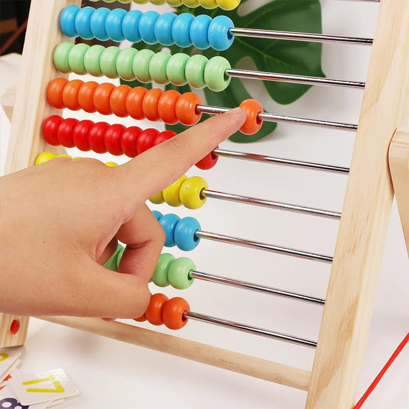 Mathematical calculation rack for kids