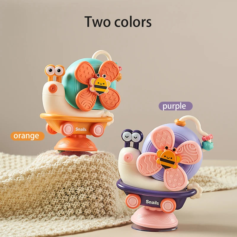 Child's Play Snail Windmill Toys Spinner Suction Cup Sensory