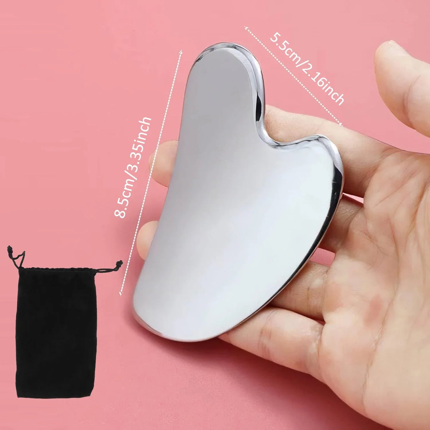 304 Stainless Steel Gua Sha Facial Tools Face Massage Tools Smooth