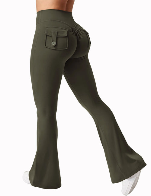 Newest Women Wide Leg High Stretch Yoga Leggings
