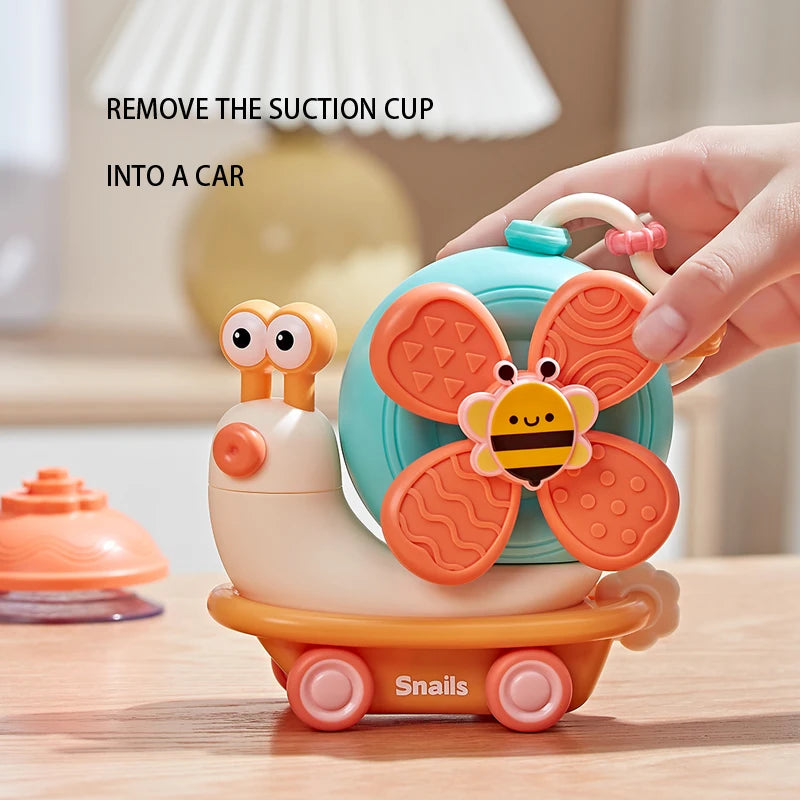 Child's Play Snail Windmill Toys Spinner Suction Cup Sensory