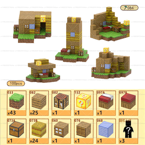 Magnetic Building Blocks Mine World Magnet Cube Set STEM Montessori