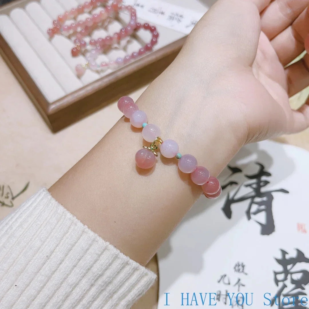 Natural Salt Source Agate Bracelet