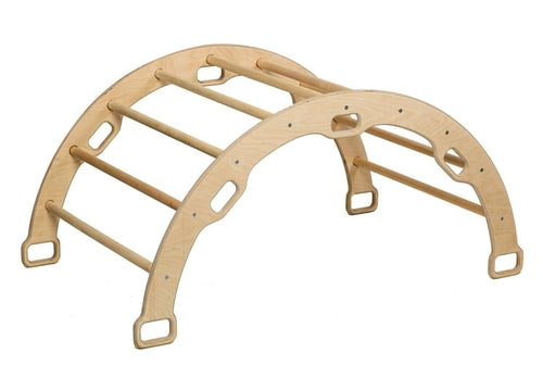 Montessori Climber Set: Arch, Rocker, Ramp, and Pillow Options