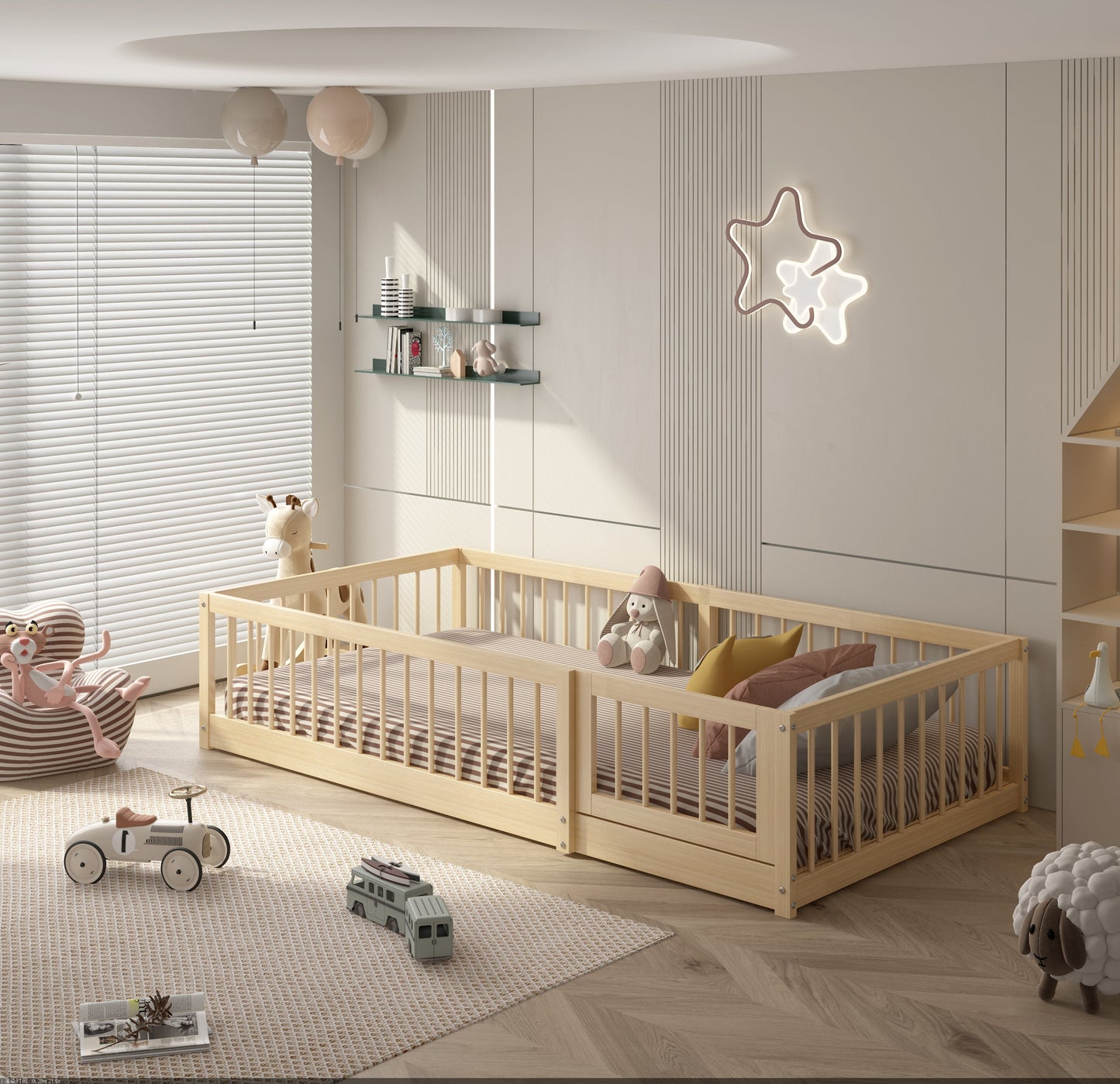 Montessori Natural Floor Bed