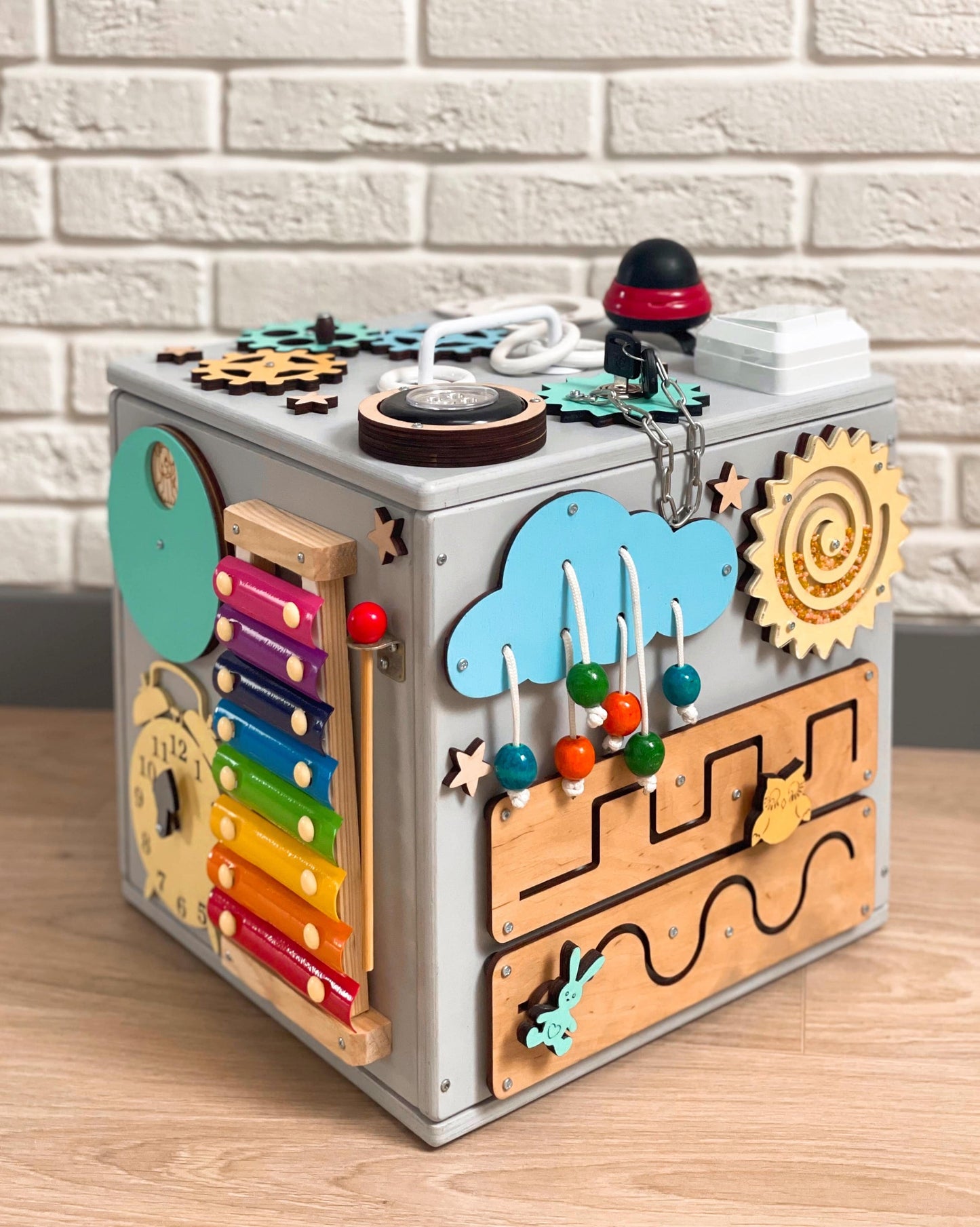 Busy Cube & Storage For Toys