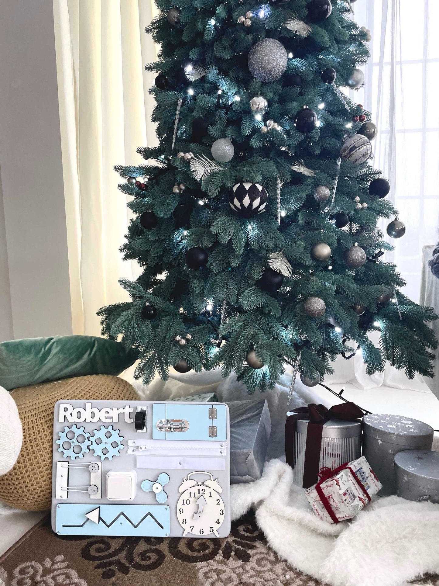 Mini Busy Board Pastel Blue