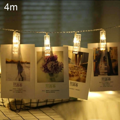 Photo Clip String Light LED Waterproof Battery Operated