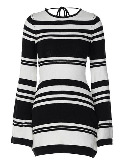 Knit Mini Dress- Long Sleeves