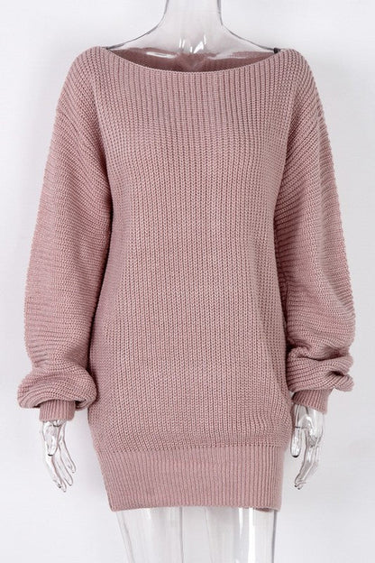 Off Shoulder Sweater dress