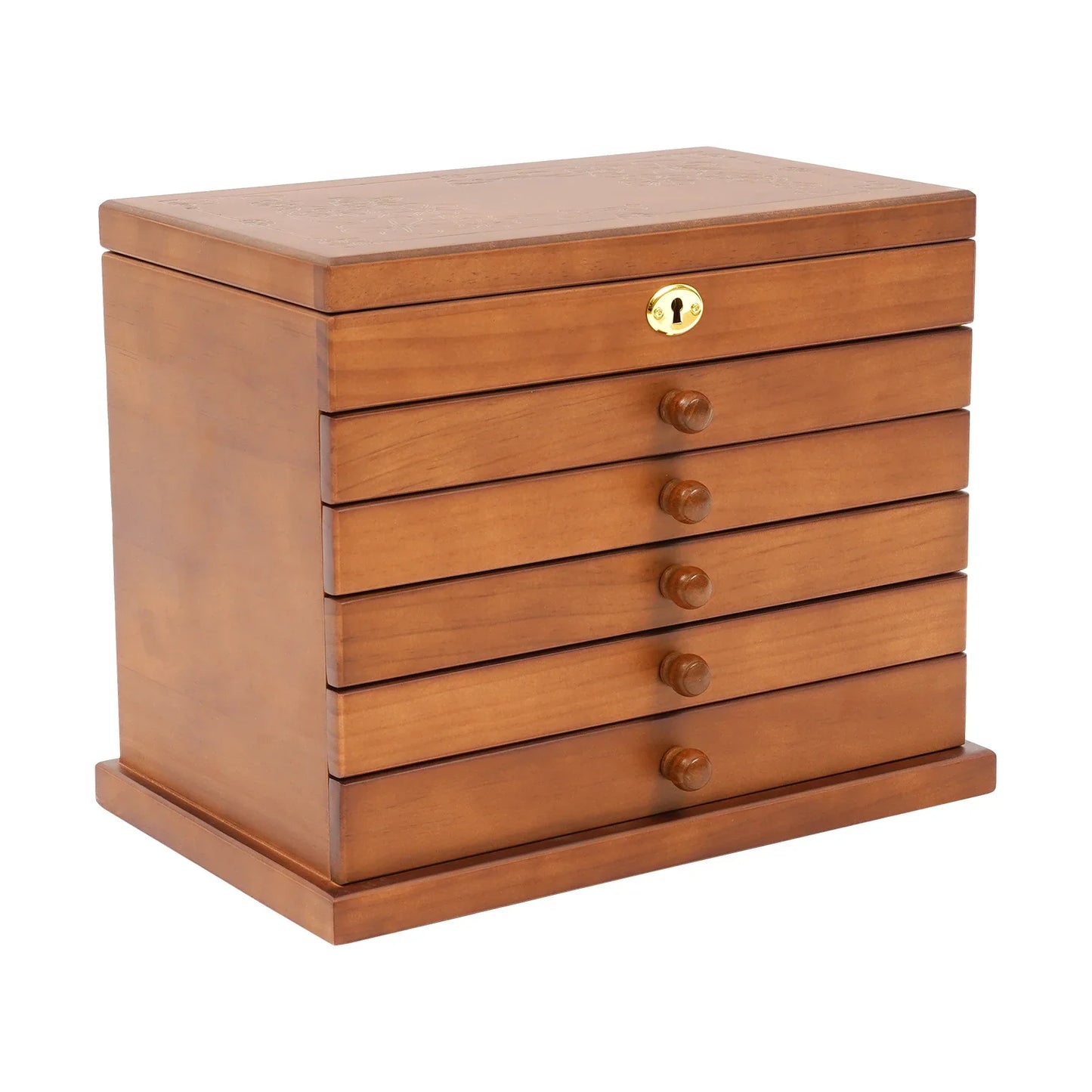 Jewelry Box with 6 Drawers
