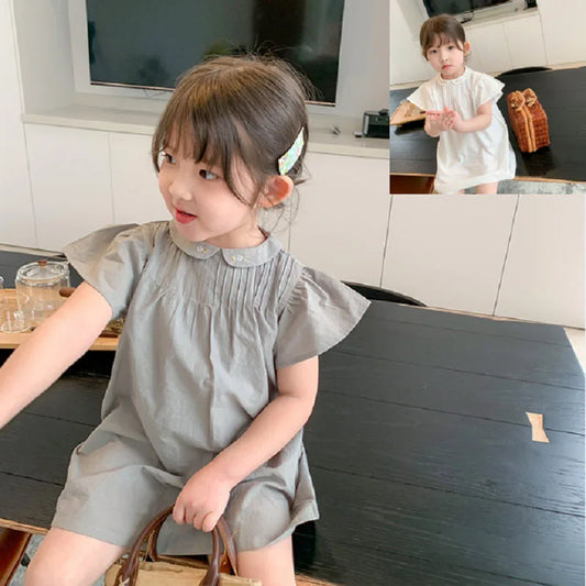 Girl's Embroidered Summer Dress