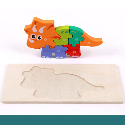Children Educational Toys Wooden 3D Montessori