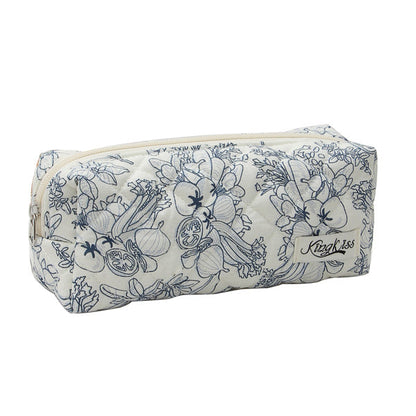 Bolsa de maquillaje floral para mujer - Juego de 3