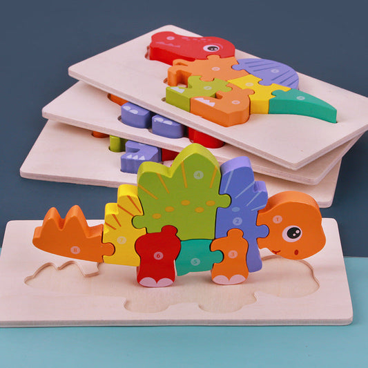 Children Educational Toys Wooden 3D Montessori