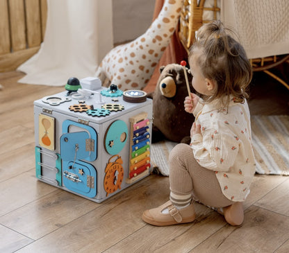 Busy Cube & Storage For Toys