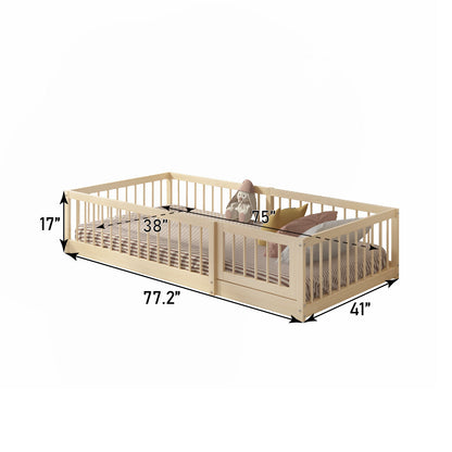 Cama Dream Raft Montessori de suelo natural - Individual [Reserva]