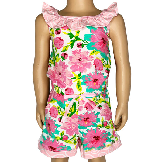 Girls Jumpsuit Chic Floral Summer Romper