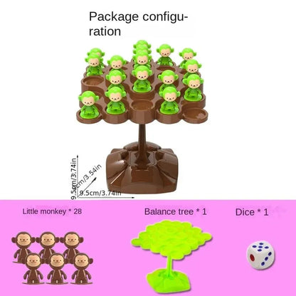 Monkey Balance Tree Focus Balance Training Children's Toys Folding