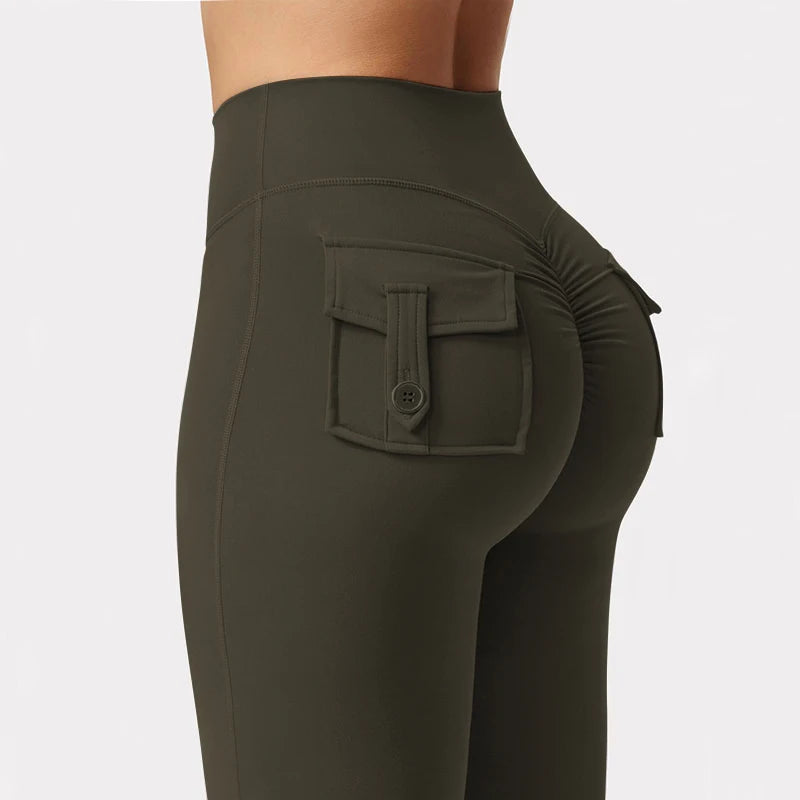 Newest Women Wide Leg High Stretch Yoga Leggings