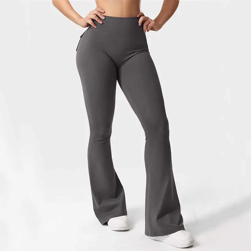 Newest Women Wide Leg High Stretch Yoga Leggings