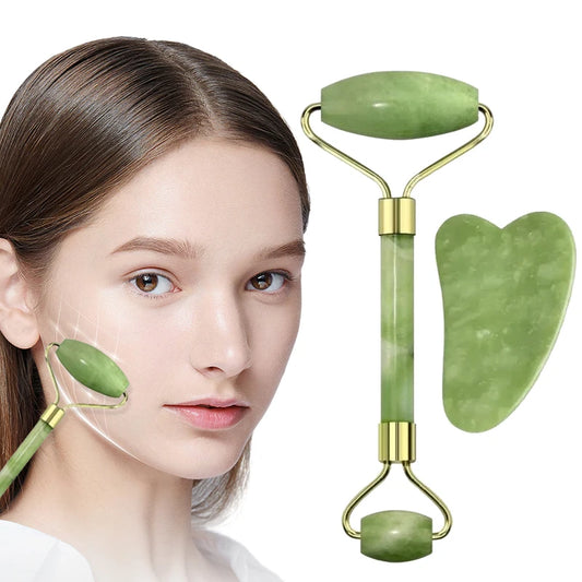 Roller Gua Sha Face Body Massager Tool Set
