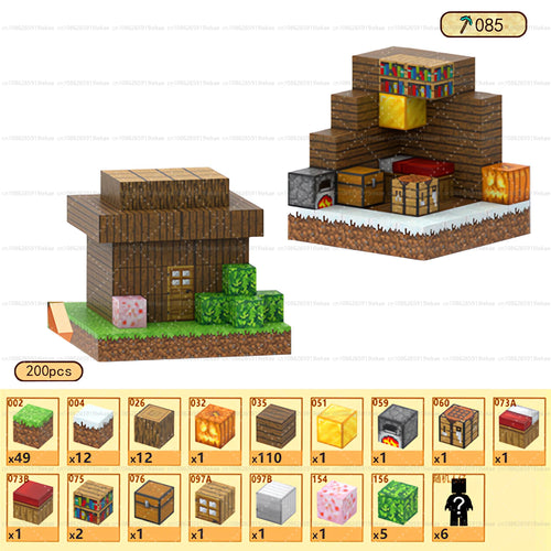 Magnetic Building Blocks Mine World Magnet Cube Set STEM Montessori