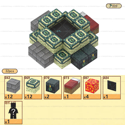 Magnetic Building Blocks Mine World Magnet Cube Set STEM Montessori