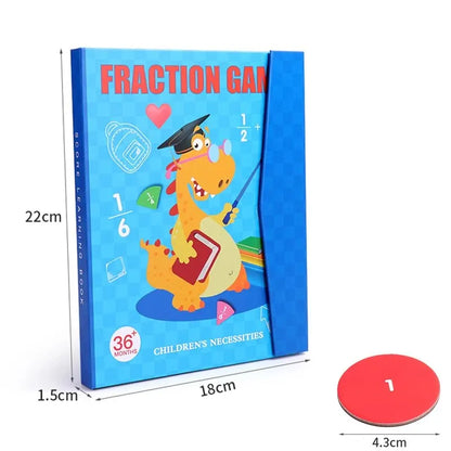 Magnetic Fraction Puzzles for Math Mastery Montessori Enlightenment