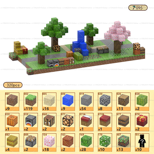 Magnetic Building Blocks Mine World Magnet Cube Set STEM Montessori