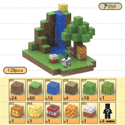 Magnetic Building Blocks Mine World Magnet Cube Set STEM Montessori