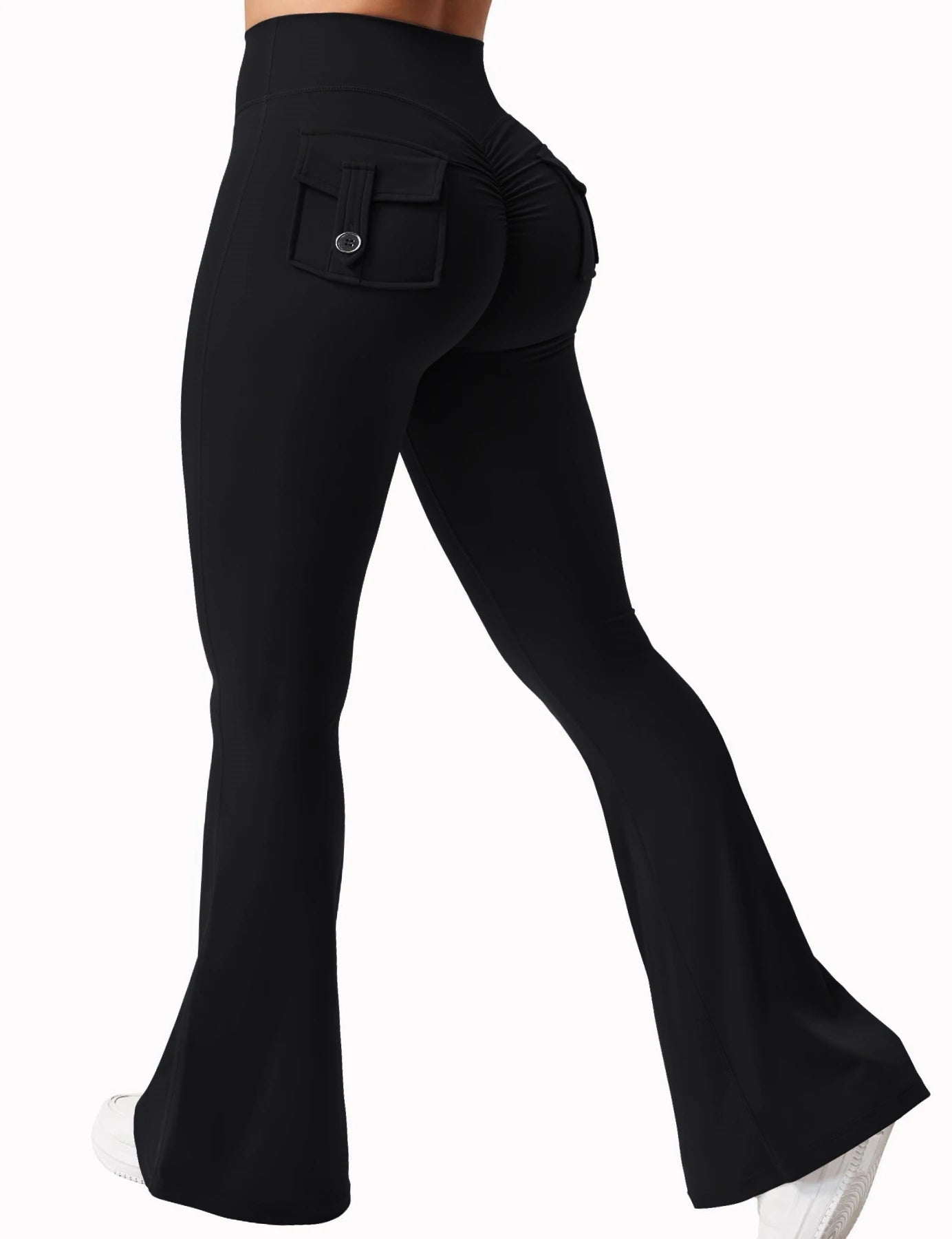 Newest Women Wide Leg High Stretch Yoga Leggings