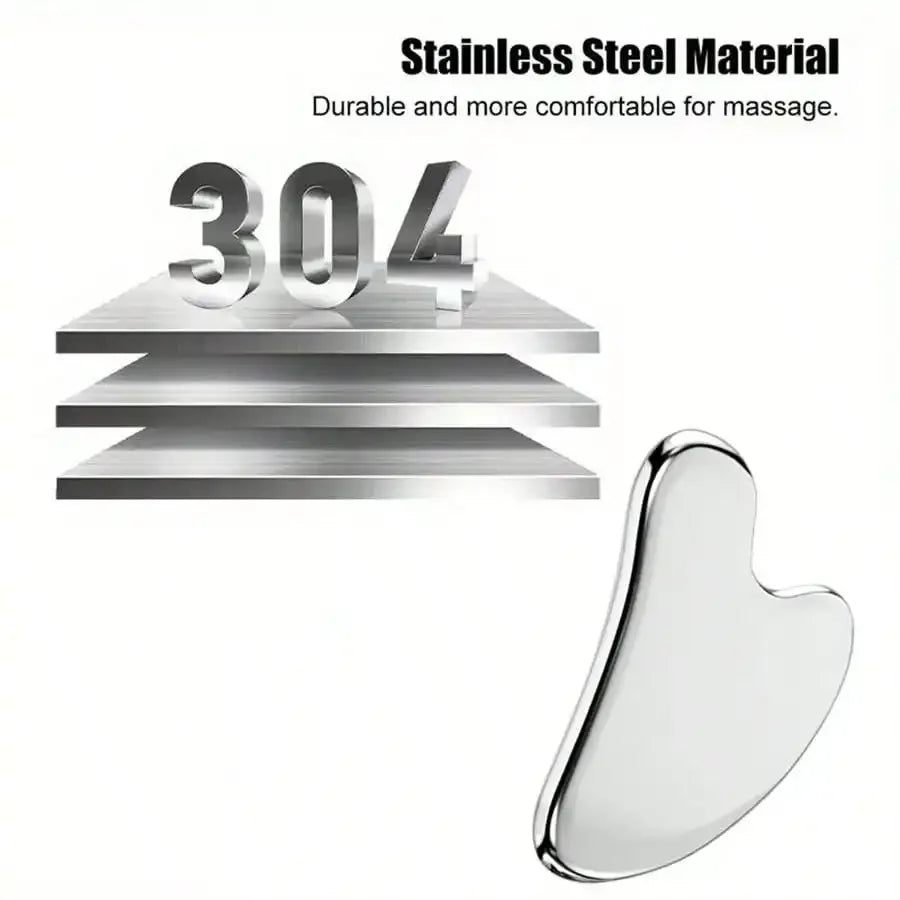 304 Stainless Steel Gua Sha Facial Tools Face Massage Tools Smooth