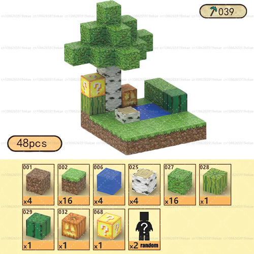 Magnetic Building Blocks Mine World Magnet Cube Set STEM Montessori