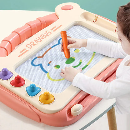 Children Cartoon Drawing Board Baby Puzzle Magnetic Writing Board Toy