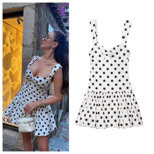 European and American style 2025 summer new sexy hot girl low-cut slim