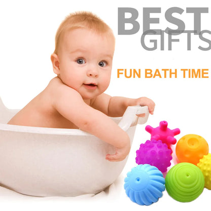 Textured Balls for Baby Sensory Play 6-12 Months