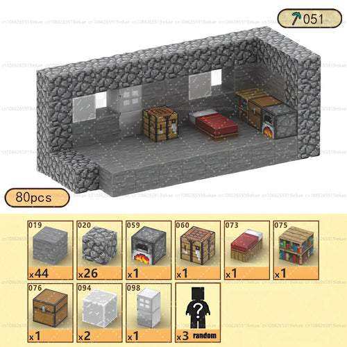 Magnetic Building Blocks Mine World Magnet Cube Set STEM Montessori